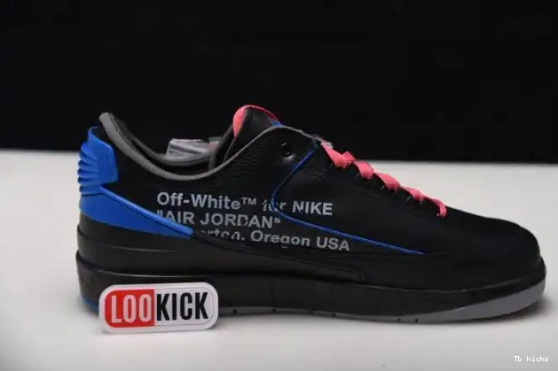 Cheap TBK Jordan Black Retro Low SP 2 Off-White Blue DJ4375-004 0420